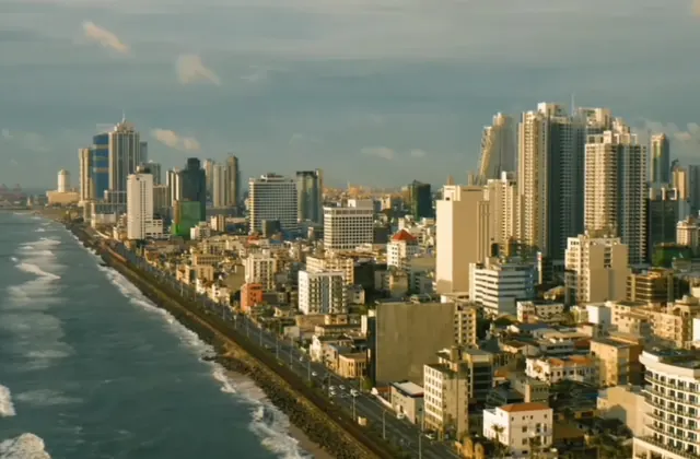 Panorama de Colombo au Sri Lanka