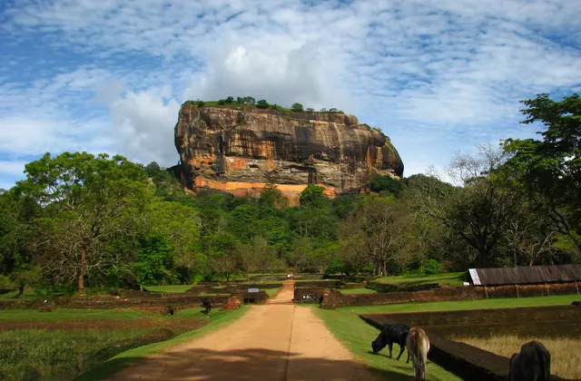 Forteresse rocheuse de Sigiriya au Sri Lanka